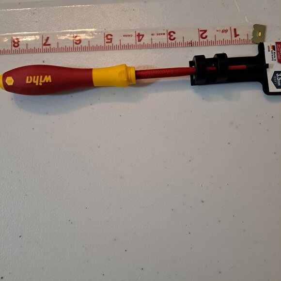 NEW 2 pcs Wiha 3.5mm 9/64" Insulated SlimLine Slot Screwdriver 32046 Germany - Picture 4 of 6